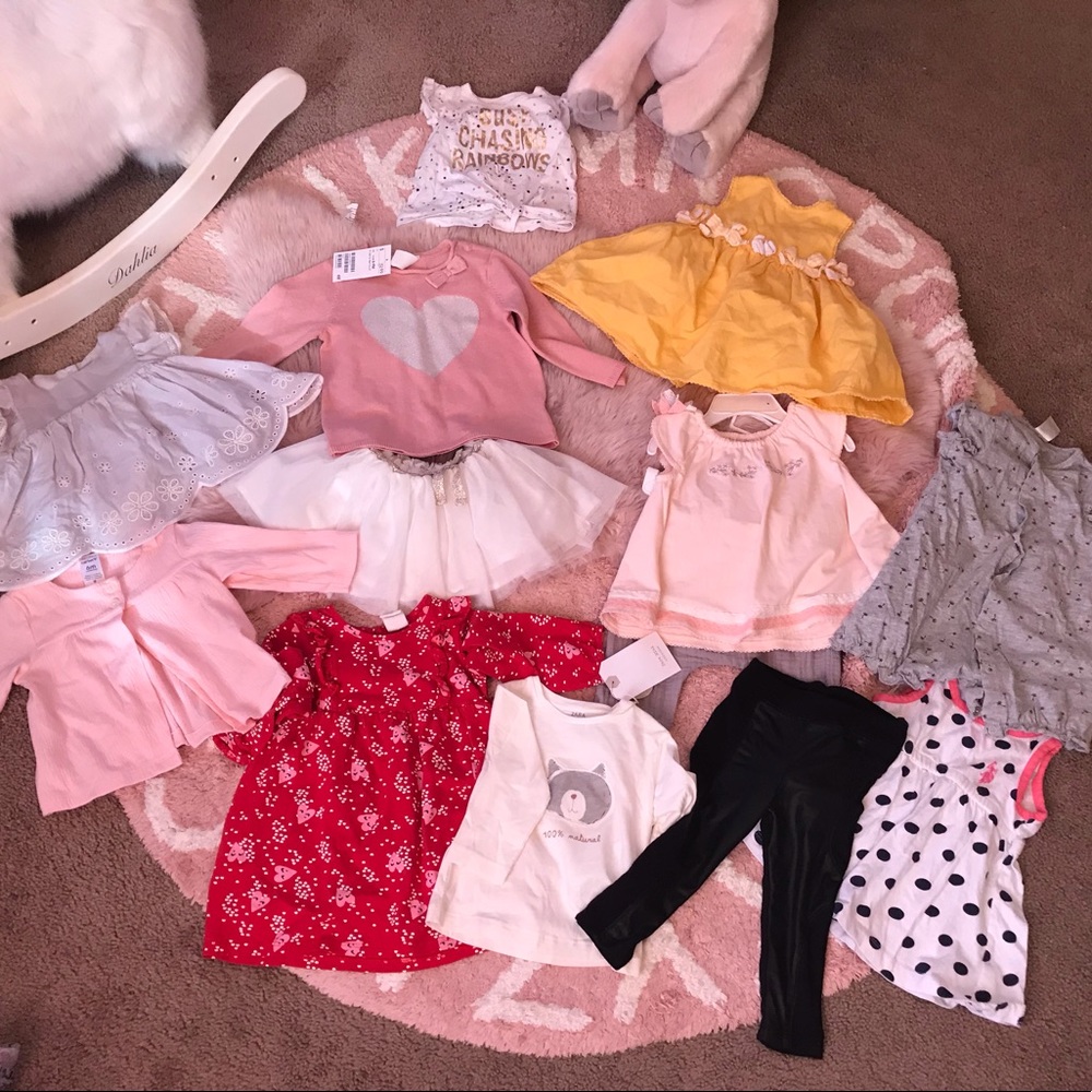 🧁 13 adorable piece girls great bundle dress lot - Picture 1 of 8